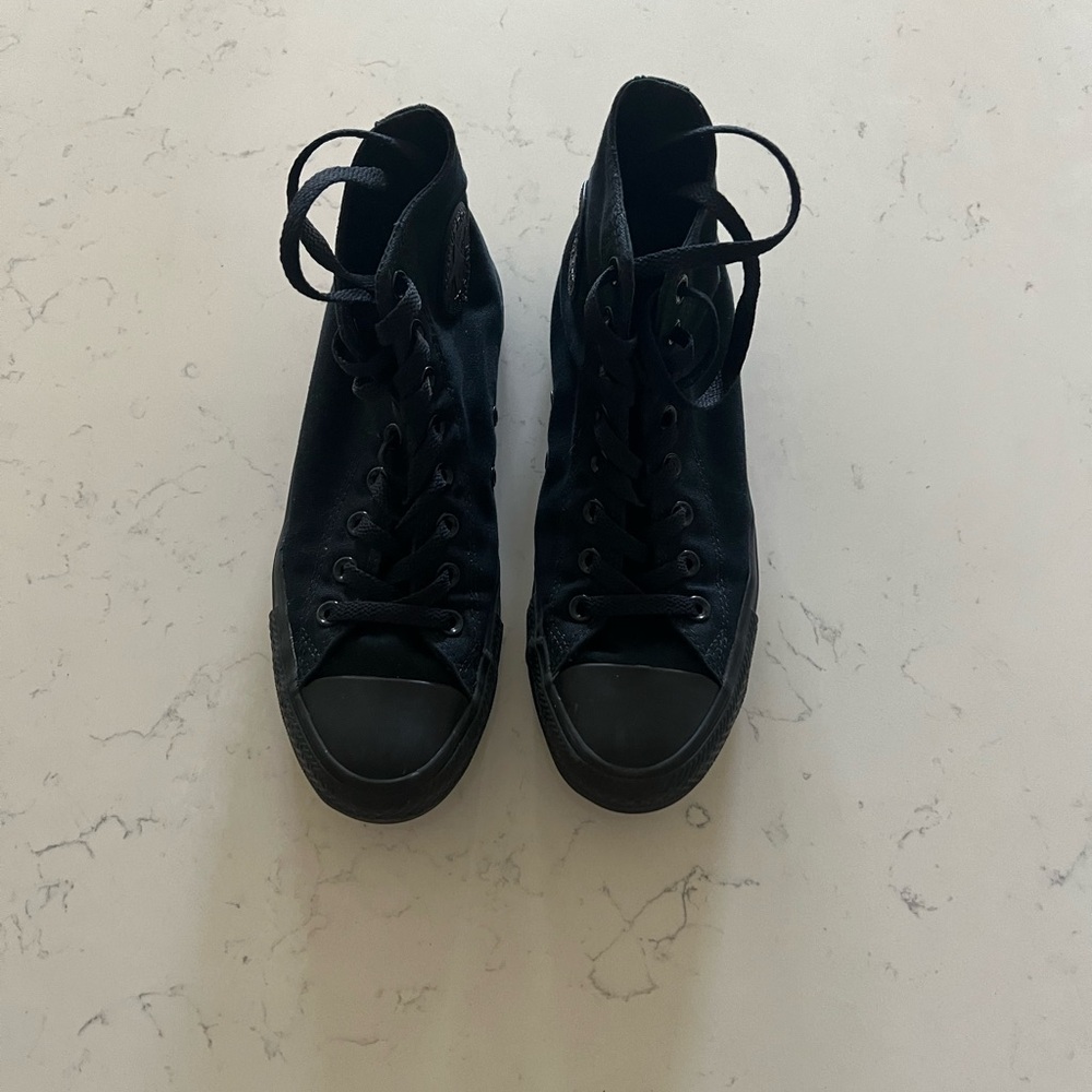 Black Converse High-Top Sneakers